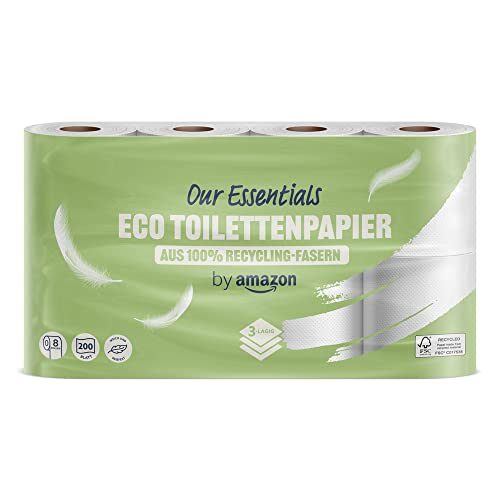 ECO Toilettenpapier 100% Recycling 3-lagig Ohne Duft