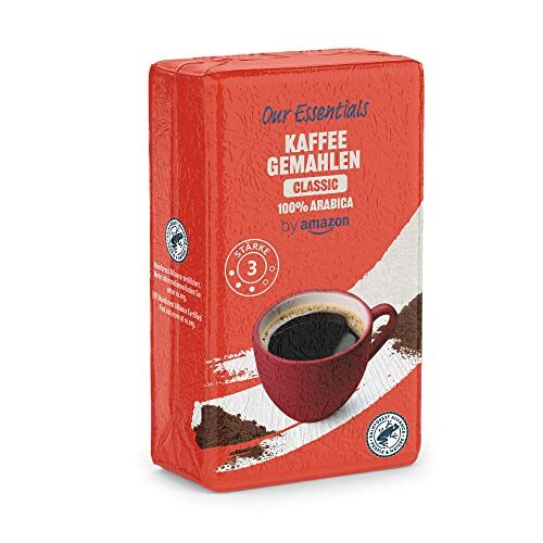 Kaffee Classic 100% Arabica, Gemahlener Röstkaffee, Mittlere Röstung, 500g
